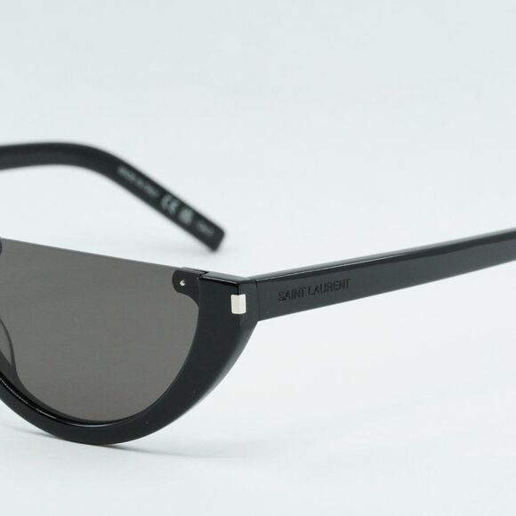 💯 NEW SAINT LAURENT SL563 001 BLACK SUNGLASSES - Picture 6 of 15